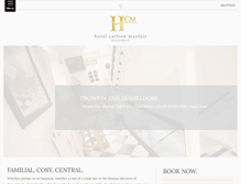 Tablet Screenshot of hotelmayfair.de